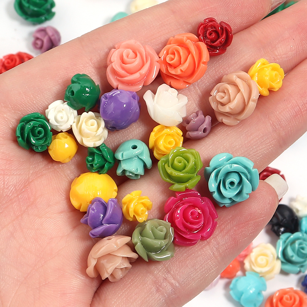 20Pcs/Lot 6 8 10 12mm Resin Be - Flower Preservation Resin incelemesi ve fiyatı