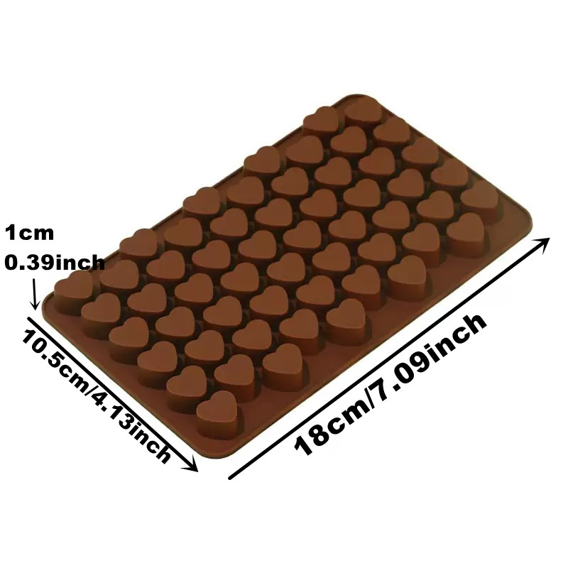 55Cavities Small Heart Silicon - Silicone Mold Tray incelemesi ve fiyatı