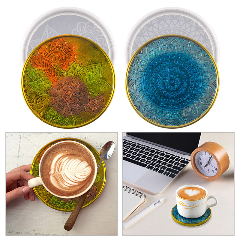 Flower Coaster Silicone Mold E - Coaster Mold Round incelemesi ve fiyatı
