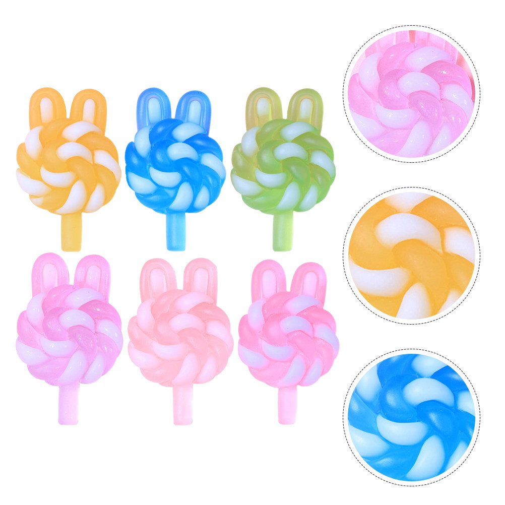 24Pcs Cute Cartoon Lollipop Ch - Crafting Resin incelemesi ve fiyatı