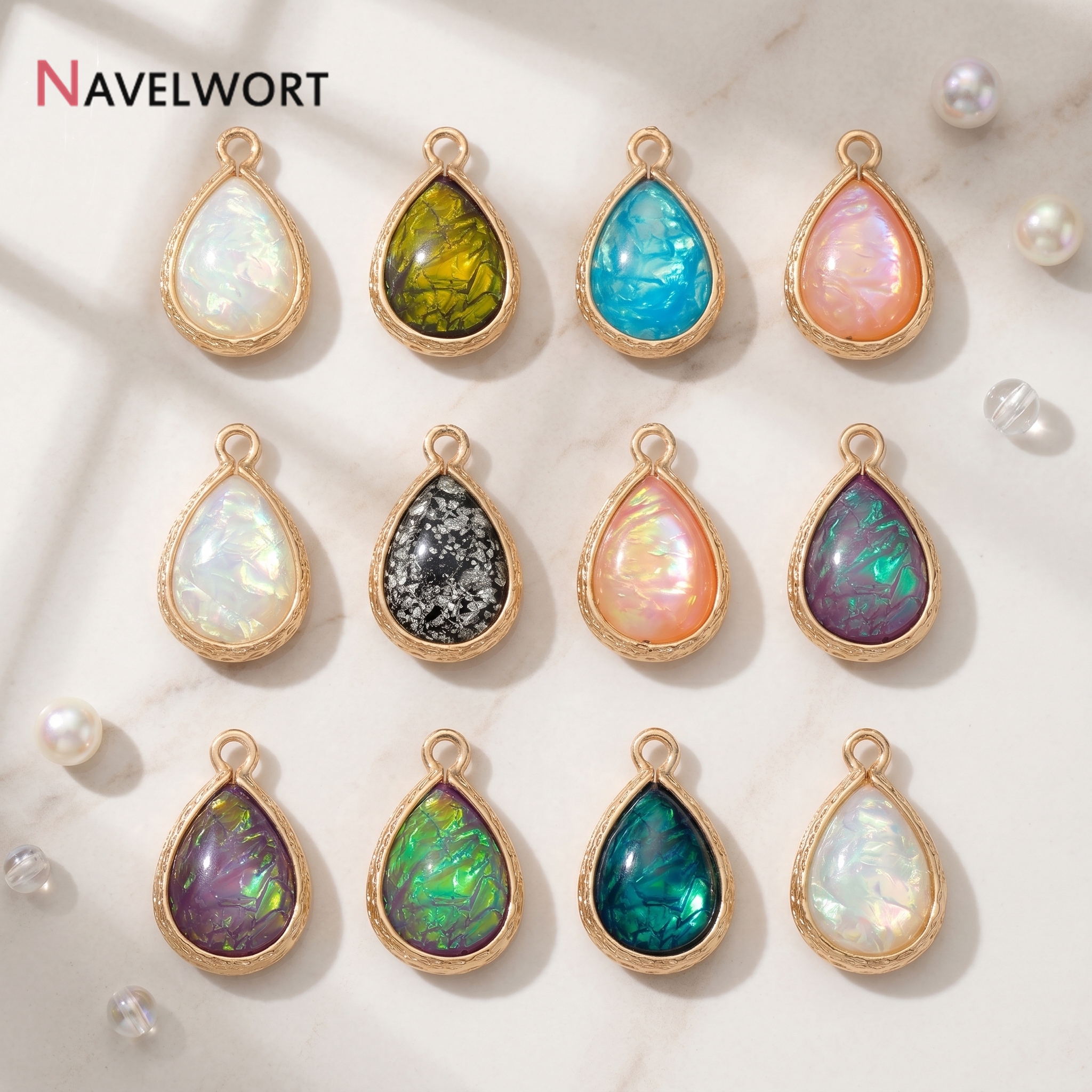 18K Gold Plated Brass With Res - Resin Craft Projects incelemesi ve fiyatı