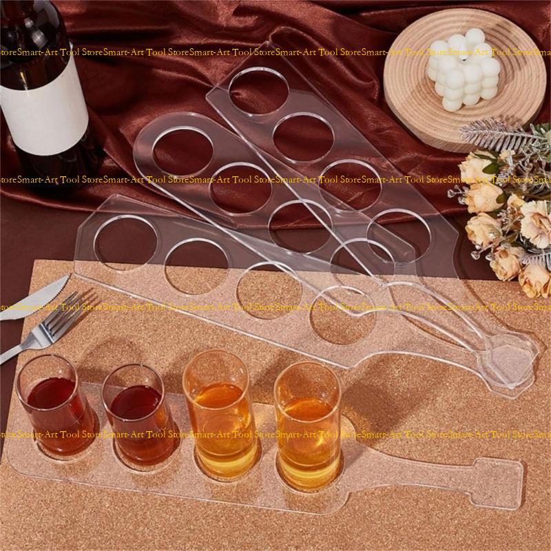 E1PB Acrylic Wine Flight Route - Serving Tray Mold incelemesi ve fiyatı
