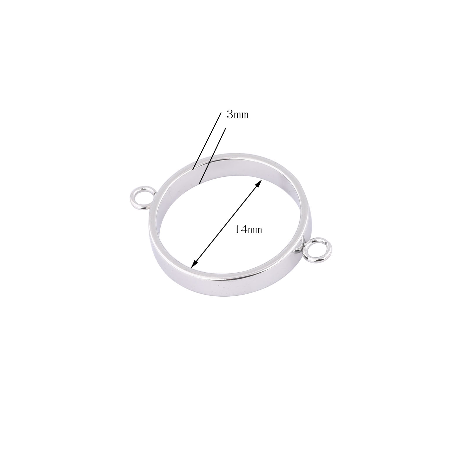 10pcs Stainless Steel 14mm Ope - Resin Craft Projects incelemesi ve fiyatı