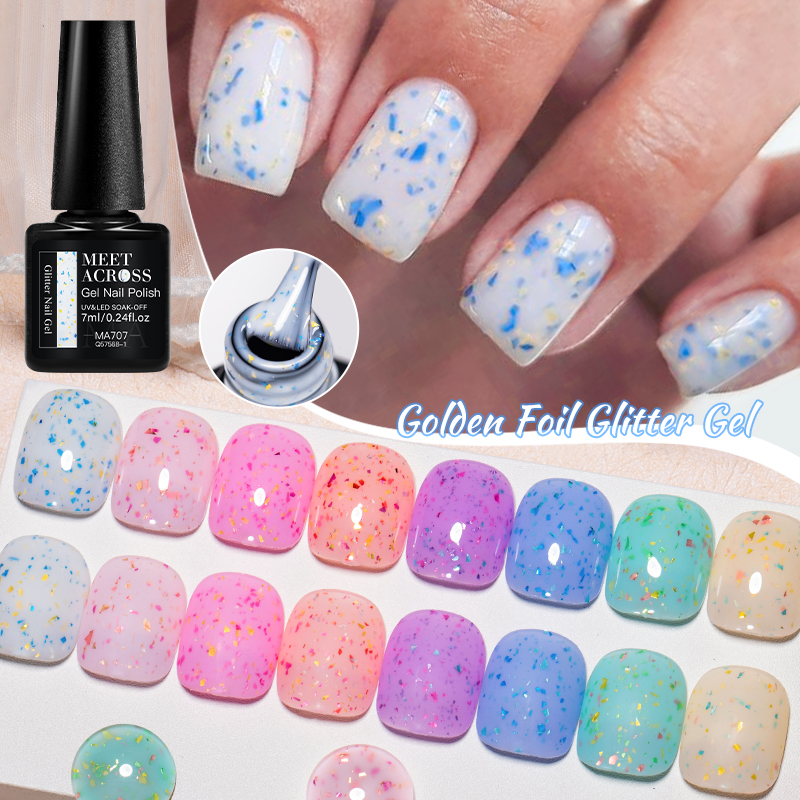 7ML MEET ACROSS Golden foil gl - Gold Foil Flakes incelemesi ve fiyatı