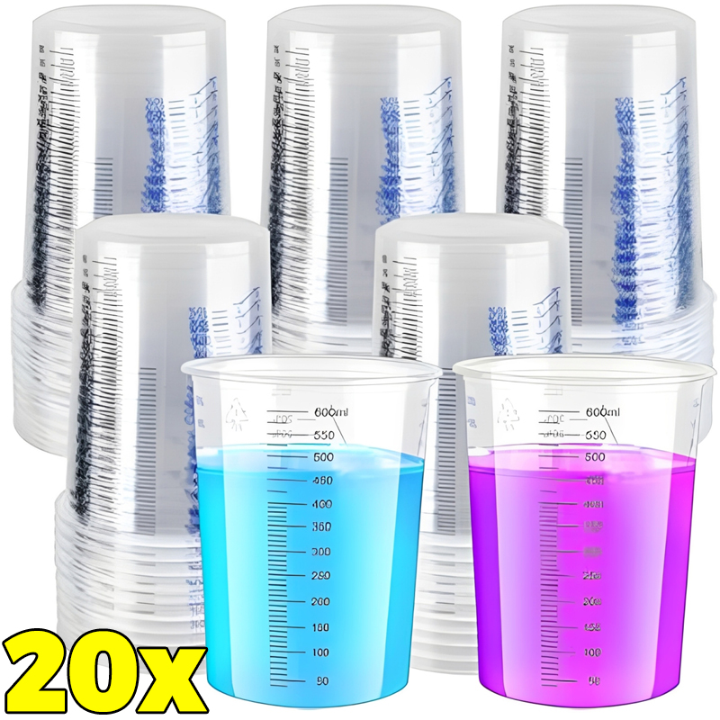 Transparent Plastic Measuring  - Mixing Cup Silicone incelemesi ve fiyatı