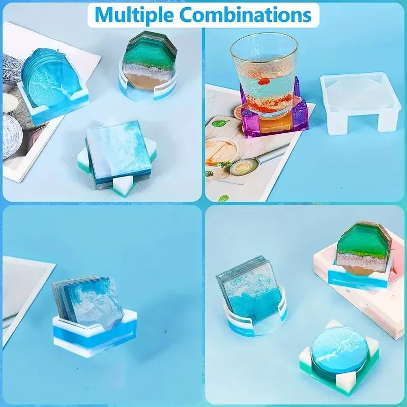 5Pcs/Set DlY Epoxy Resin Cup C - Silicone Mold Tray incelemesi ve fiyatı