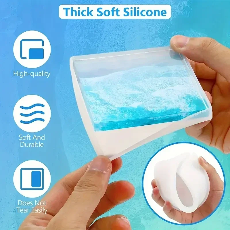 5Pcs/Set DlY Epoxy Resin Cup C - Silicone Mold Tray incelemesi ve fiyatı