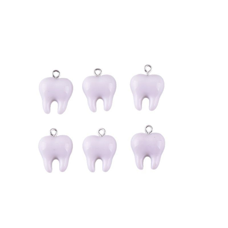 10pcs Cute White Teeth Resin P - Resin Craft Projects incelemesi ve fiyatı