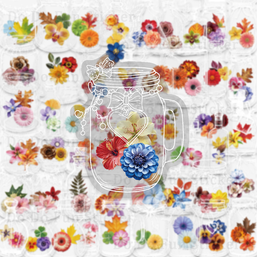 50PCS Glass Bottles with Dried - Dried Flower Bulk incelemesi ve fiyatı
