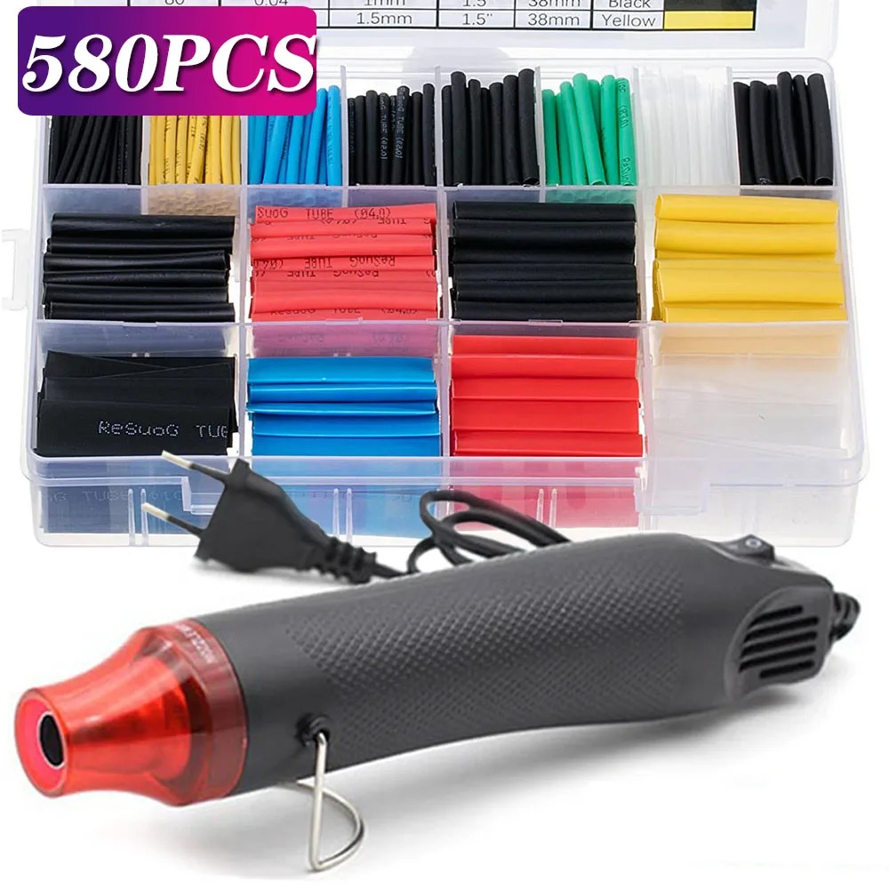 580/530/127PCS Heat Shrink Tub - Heat Gun Small incelemesi ve fiyatı