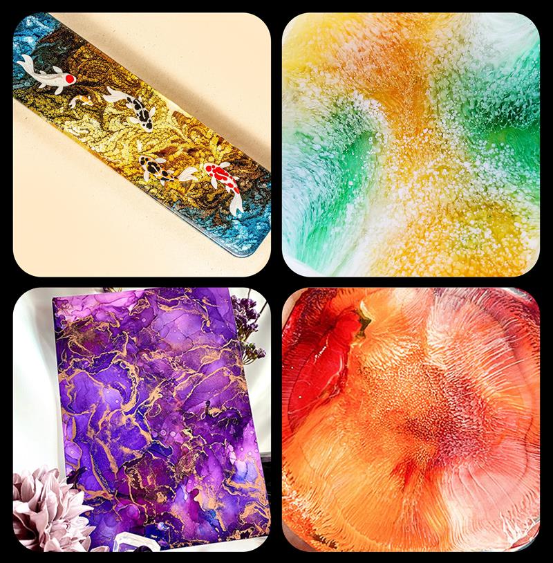 1 Set Art Ink Alcohol Epoxy Re - Resin Dye Alcohol incelemesi ve fiyatı