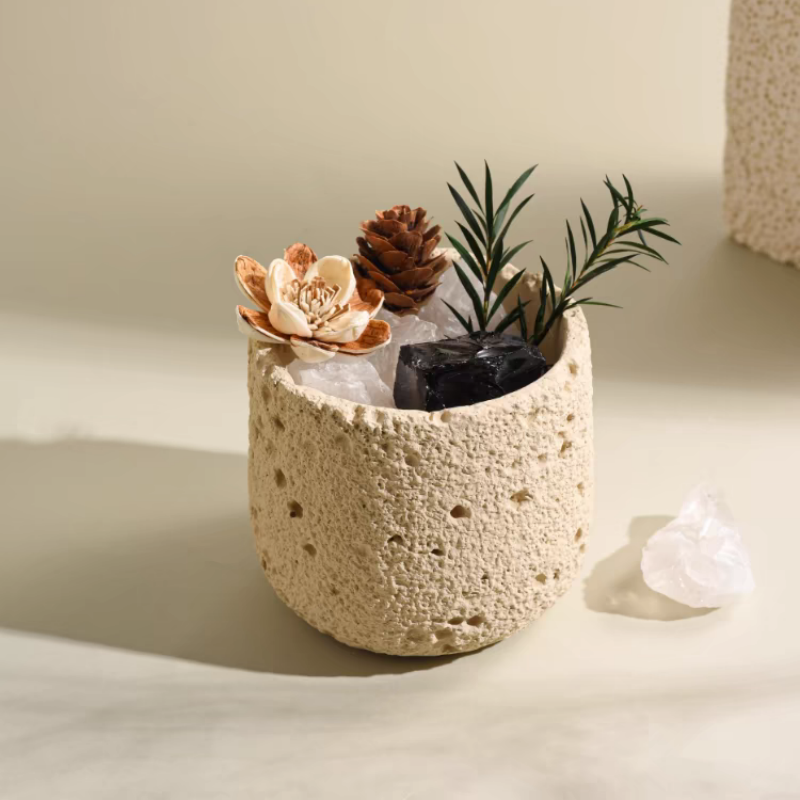 Creative Round Concrete Flower - Coaster Mold Round incelemesi ve fiyatı