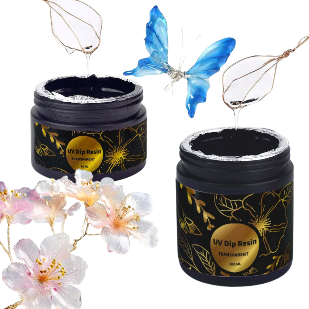 UV DIP Resin Glue Set 50/100ml - Flower Preservation Resin incelemesi ve fiyatı