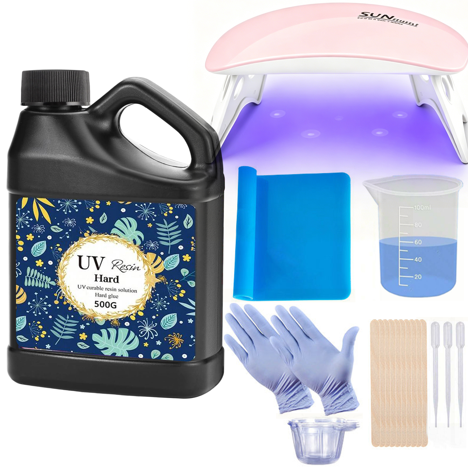 Crystal Clear&Low Odor,UV Ligh - Epoxy Uv Resin Kit incelemesi ve fiyatı