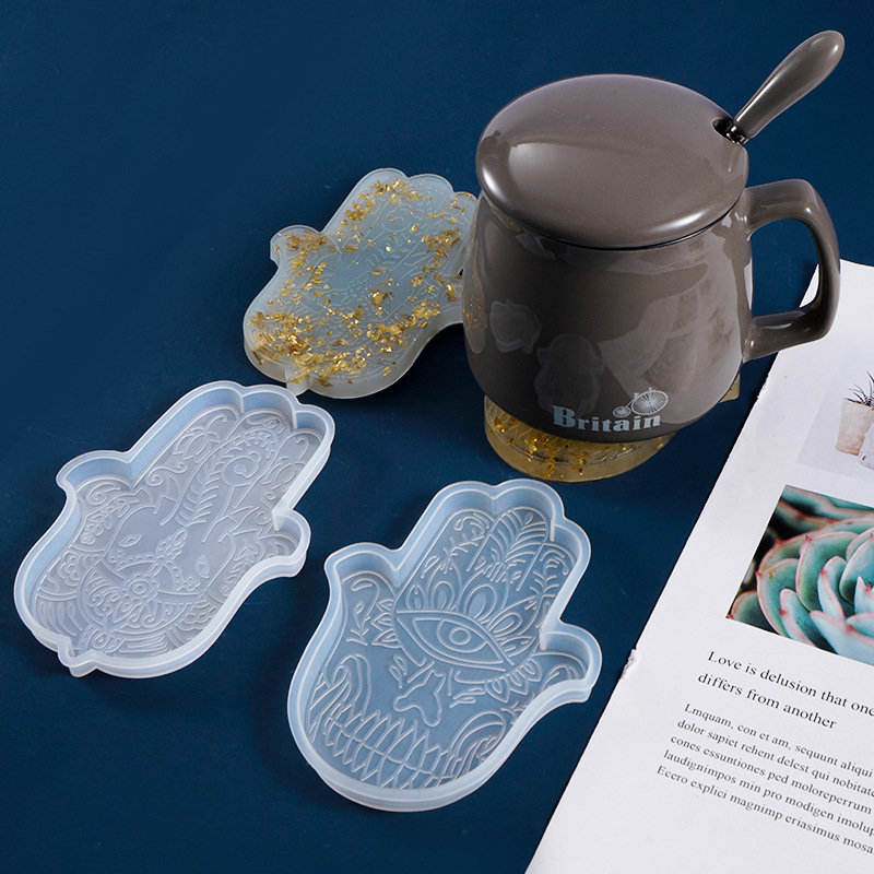 1 Pcs DIY Coaster Hand of Fati - Silicone Mold Tray incelemesi ve fiyatı
