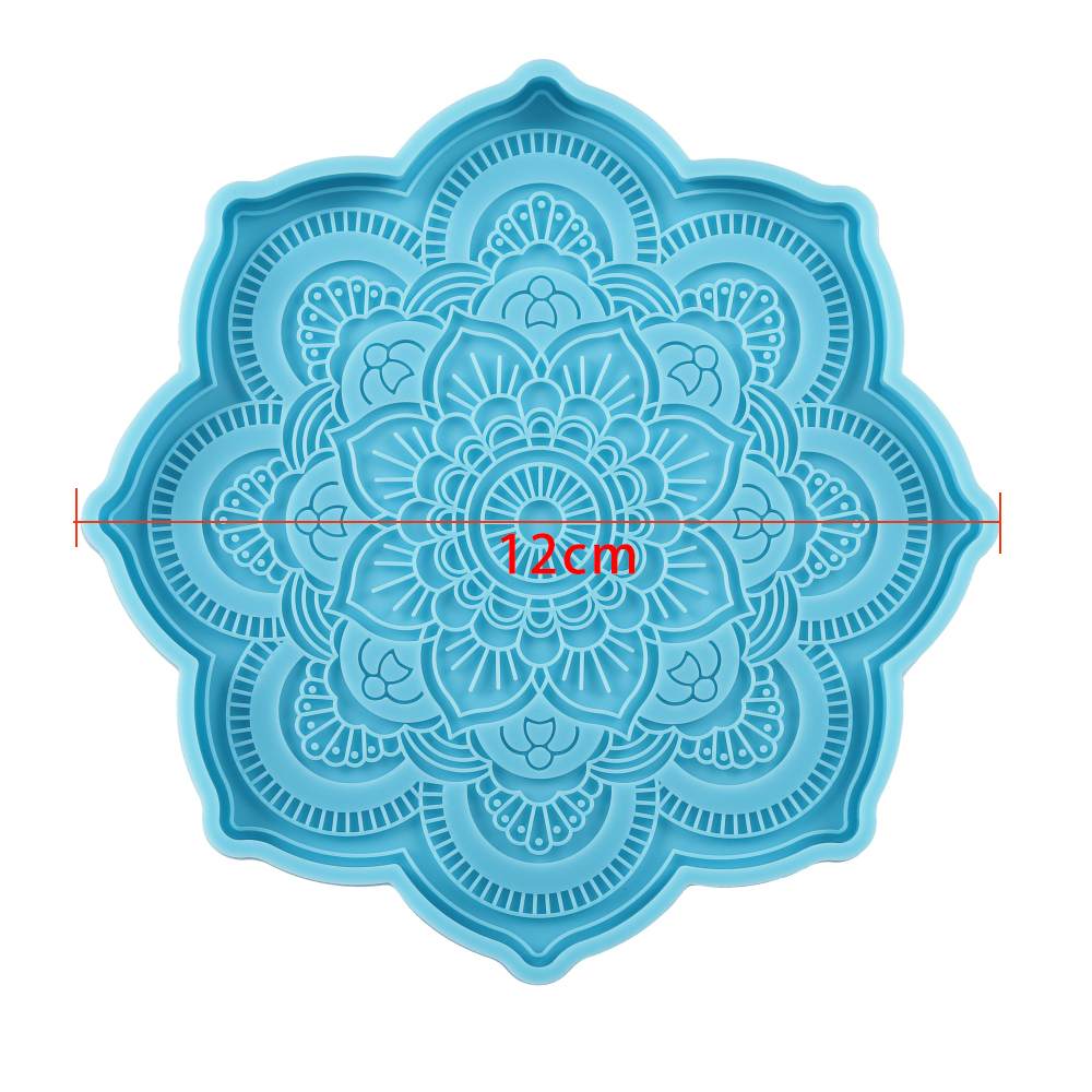 Mandala Coaster Silicone Mold  - Coaster Mold Round incelemesi ve fiyatı