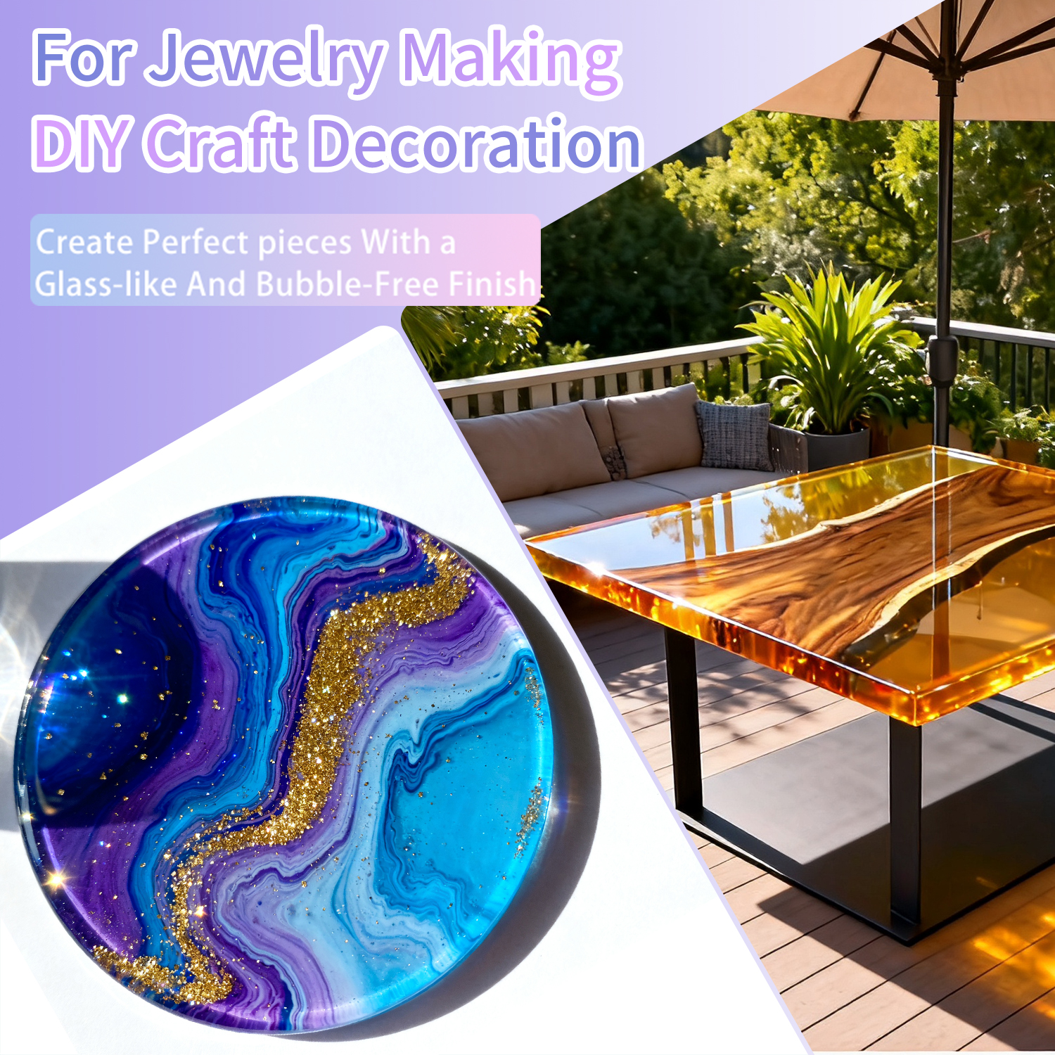 200g UV Resin Crystal Clear Ha - Epoxy Uv Resin Kit incelemesi ve fiyatı