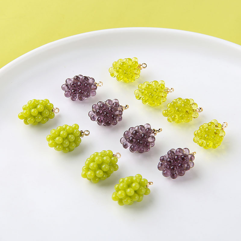 6pcs Cute Little Grapes Resin  - Resin Craft Projects incelemesi ve fiyatı