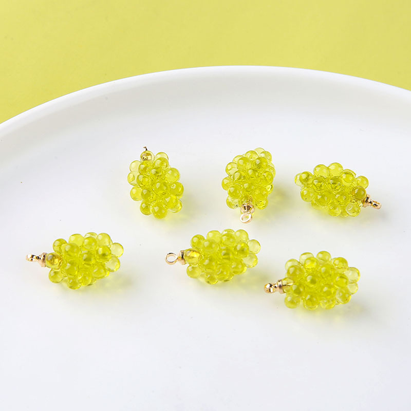 6pcs Cute Little Grapes Resin  - Resin Craft Projects incelemesi ve fiyatı