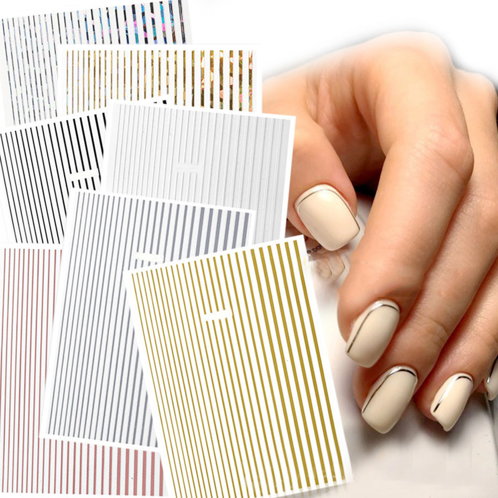 1 Sheet 3D Gold Silver Lines S - Gold Foil Flakes incelemesi ve fiyatı