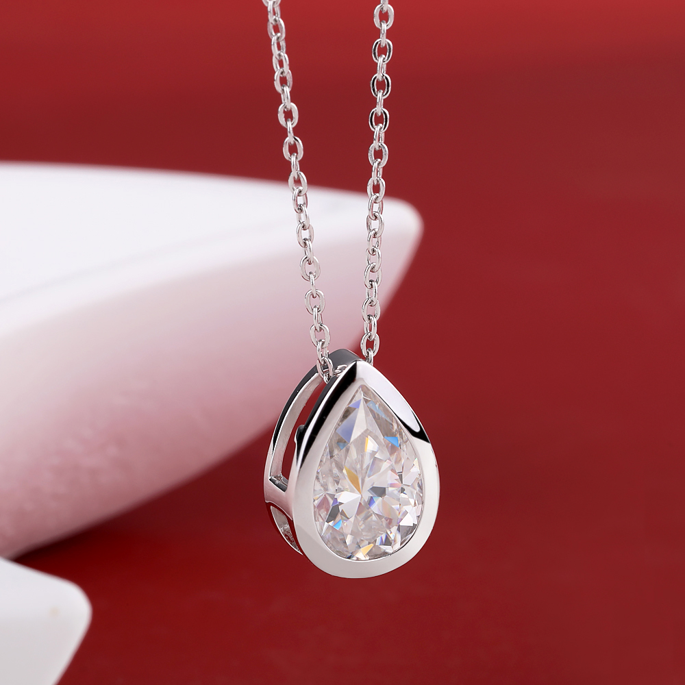 BXINY 4Carat Bezel Set WaterDr - Bezels Set Pendant incelemesi ve fiyatı