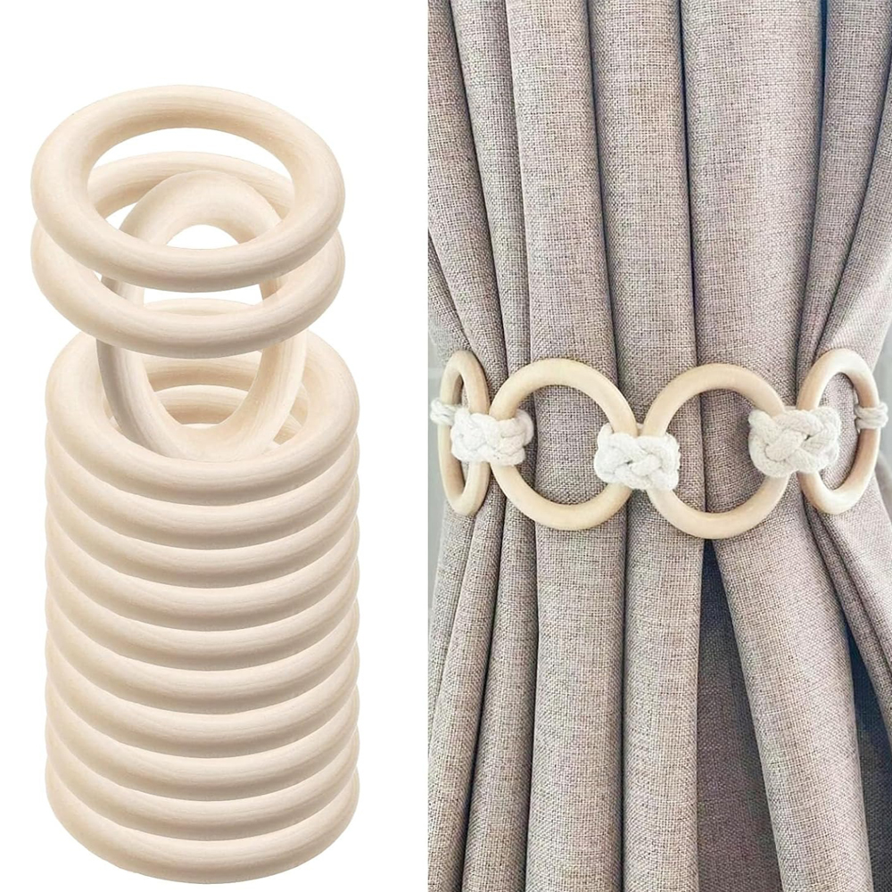20PCS Wooden Rings for Craft 5 - Wood Ring Blank incelemesi ve fiyatı