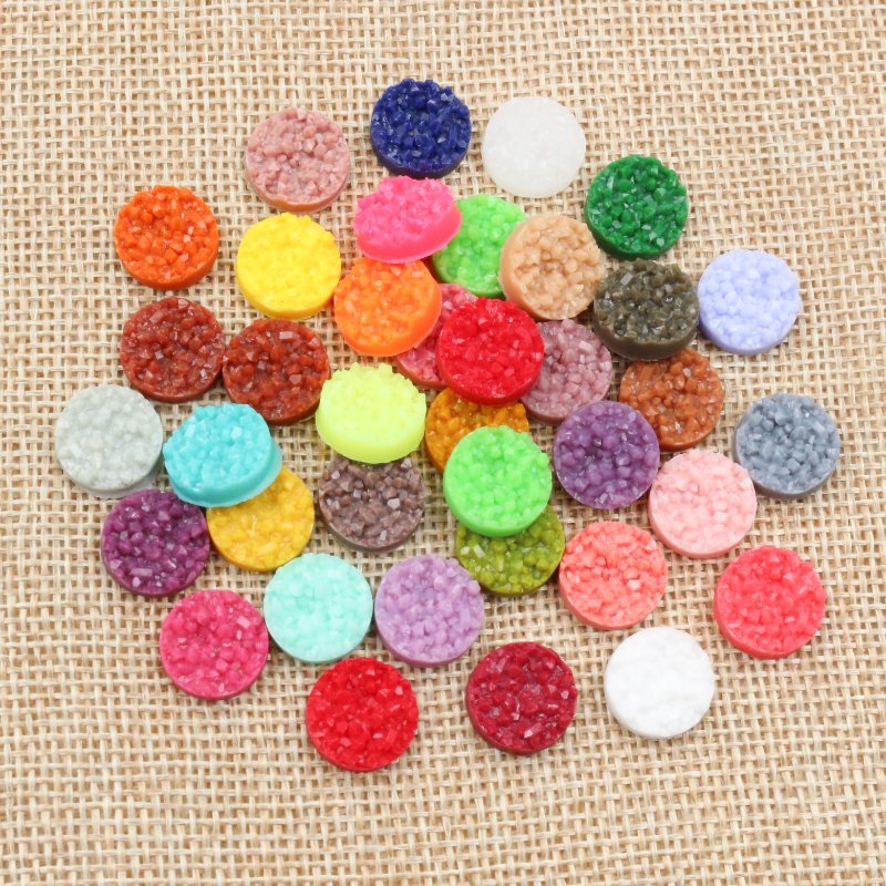 40pcs Resin Druzy Cabochons Do - Resin Craft Projects incelemesi ve fiyatı