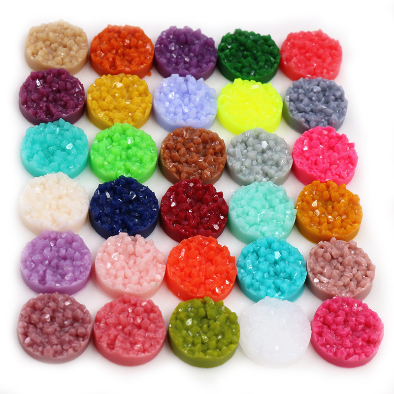 40pcs Resin Druzy Cabochons Do - Resin Craft Projects incelemesi ve fiyatı