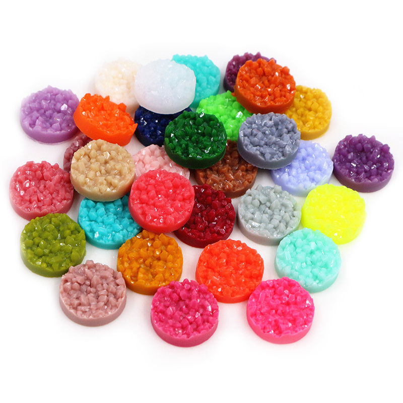 40pcs Resin Druzy Cabochons Do - Resin Craft Projects incelemesi ve fiyatı