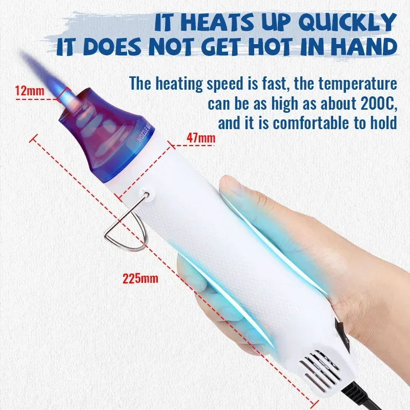 Hot Air Gun 300W 220V Ligthwei - Heat Gun Small incelemesi ve fiyatı