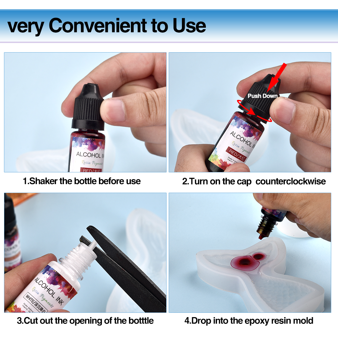 10ML Art Ink Alcohol Resin Pig - Resin Dye Alcohol incelemesi ve fiyatı