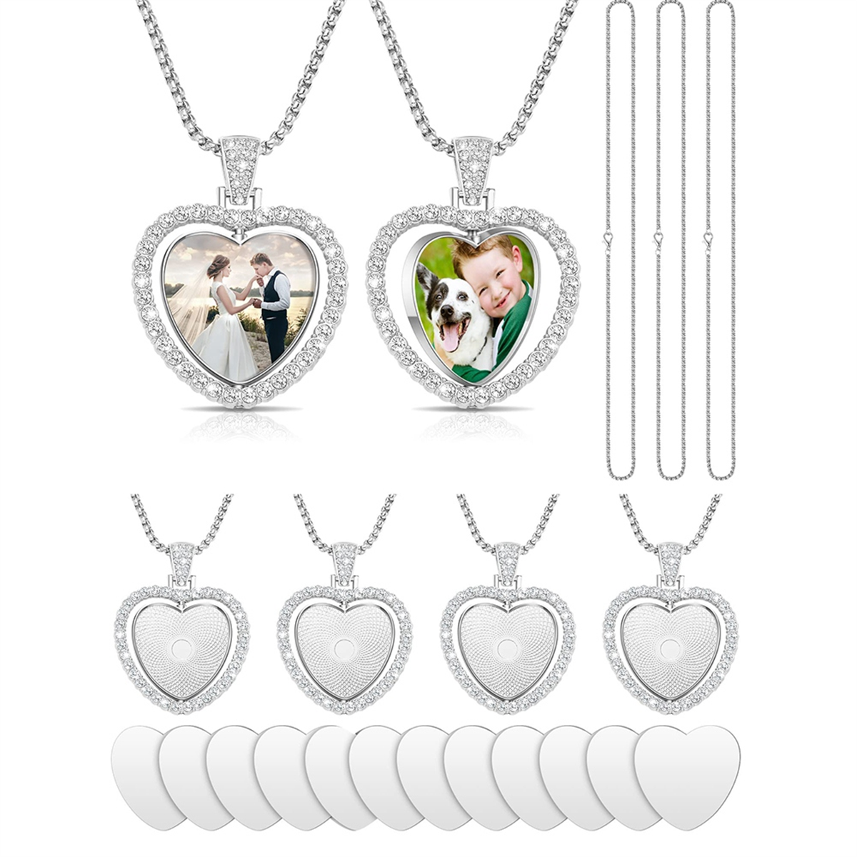 24Pcs Sublimation Rhinestone T - Bezels Set Pendant incelemesi ve fiyatı