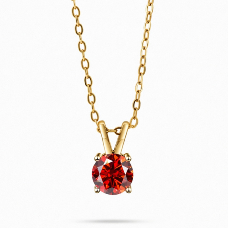 BR S925 Silver 1ct Moissanite  - Bezels Set Pendant incelemesi ve fiyatı