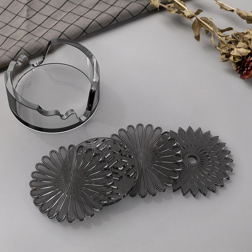1Pcs Round Coaster Resin Silic - Coaster Mold Round incelemesi ve fiyatı