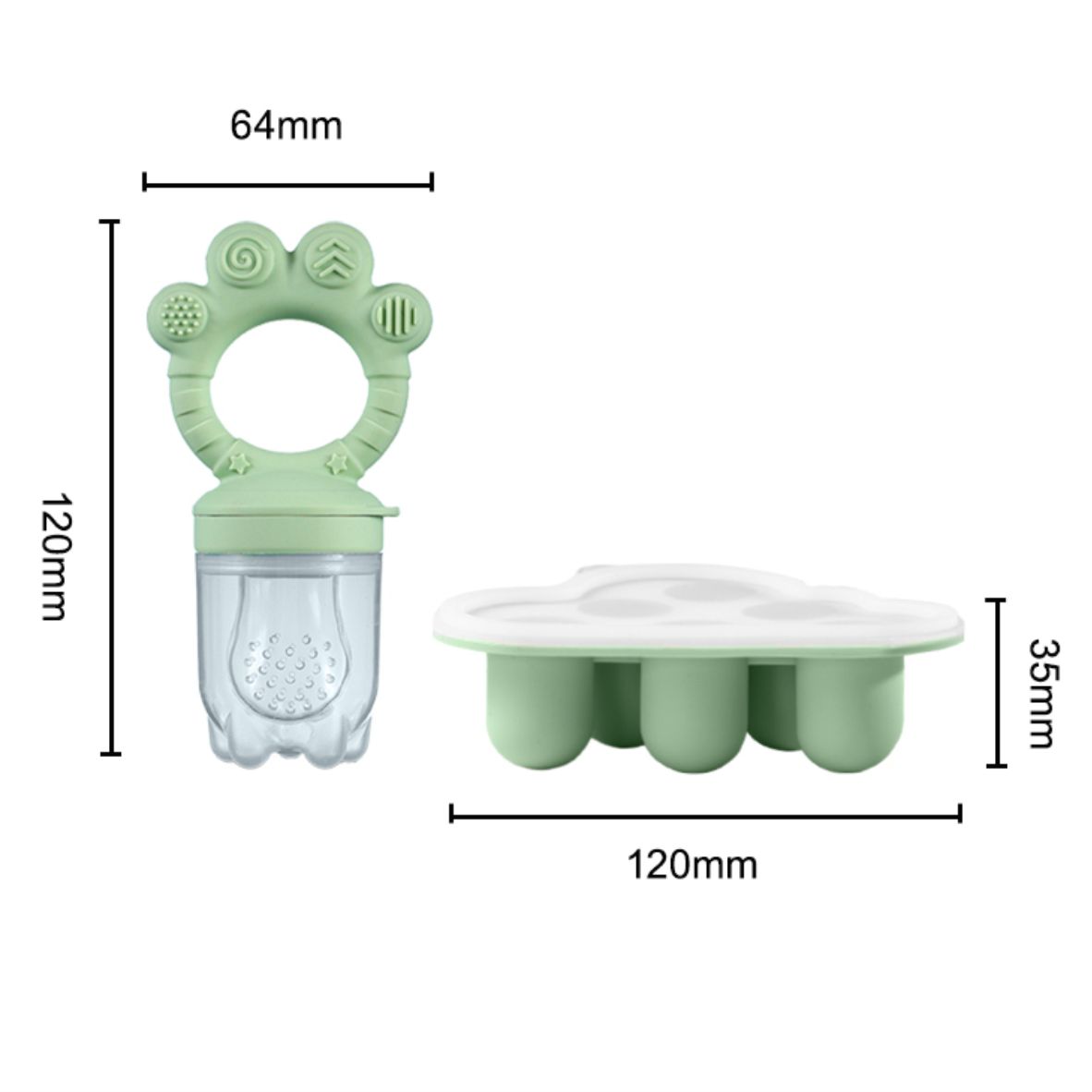 Baby Fruit Food Feeder & Freez - Silicone Mold Tray incelemesi ve fiyatı