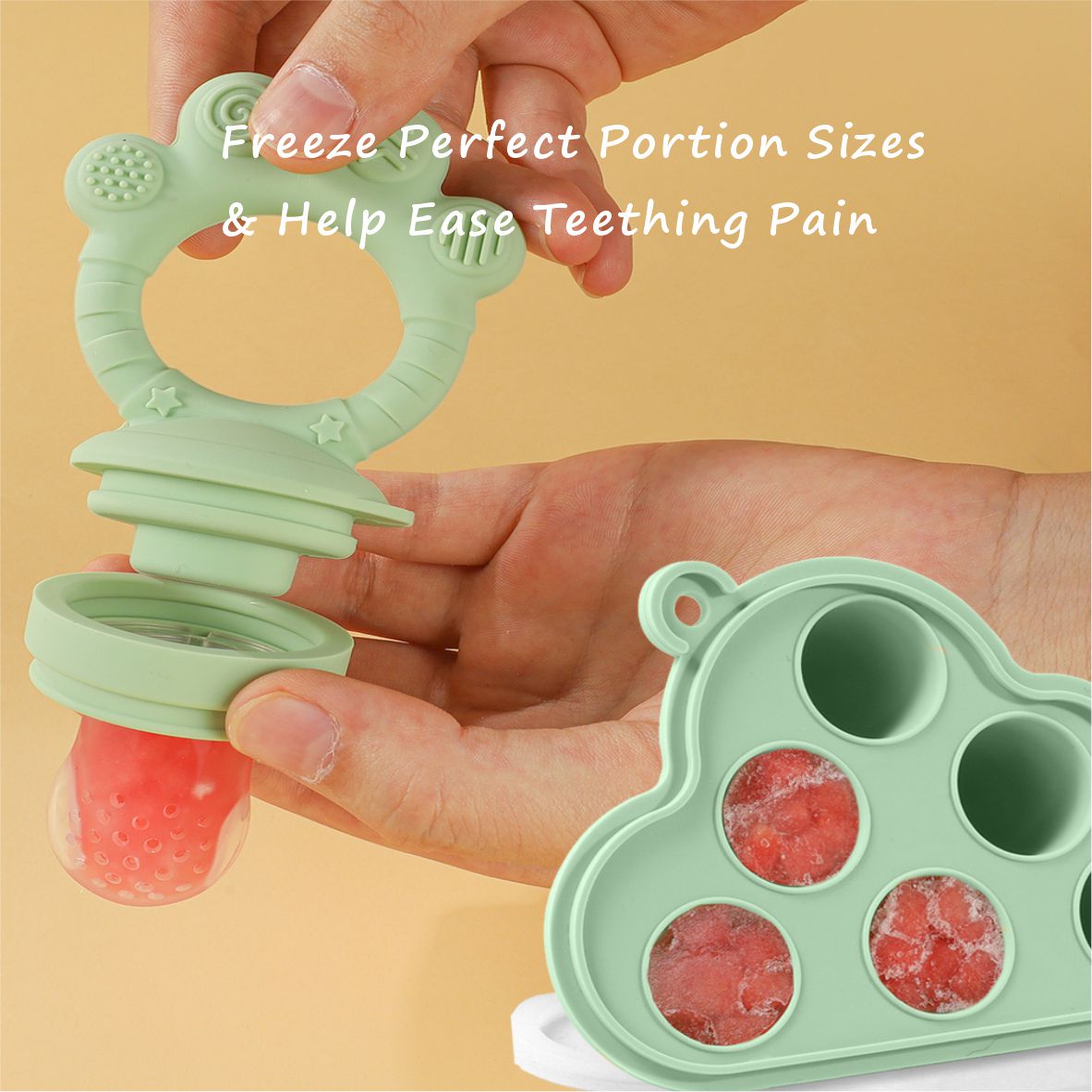 Baby Fruit Food Feeder & Freez - Silicone Mold Tray incelemesi ve fiyatı