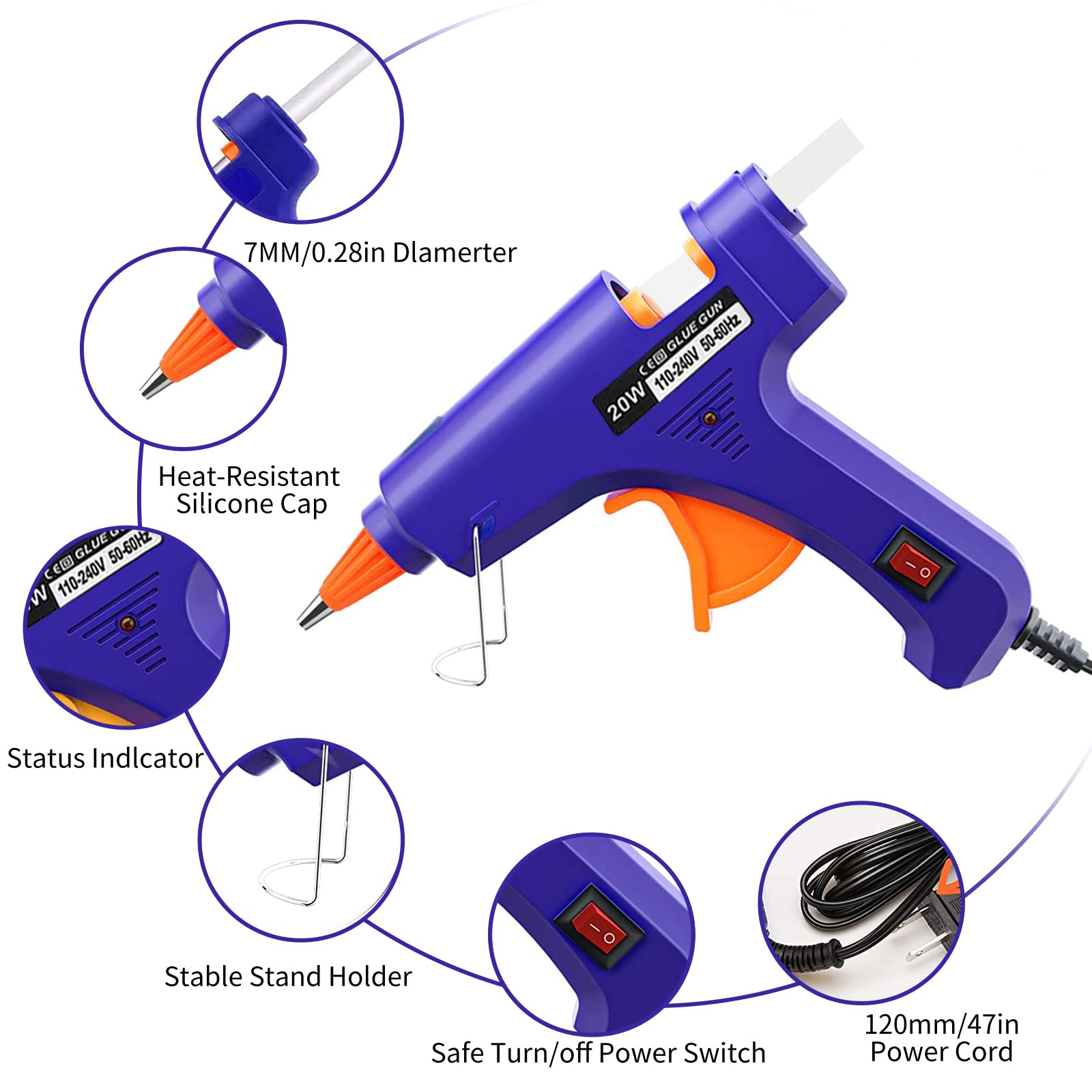 20W Hot Melt Glue Gun Househol - Heat Gun Small incelemesi ve fiyatı
