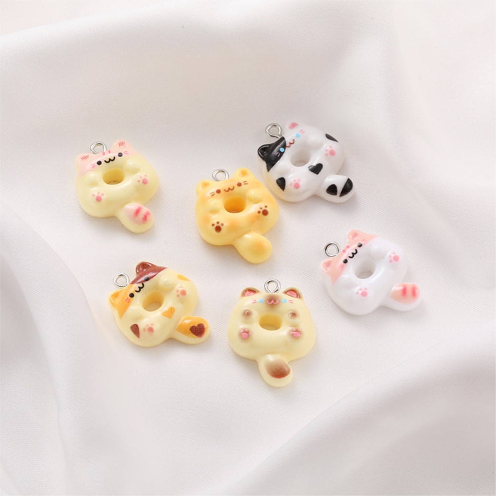 10Pcs Kawaii Cartoon Cat Resin - Resin Craft Projects incelemesi ve fiyatı