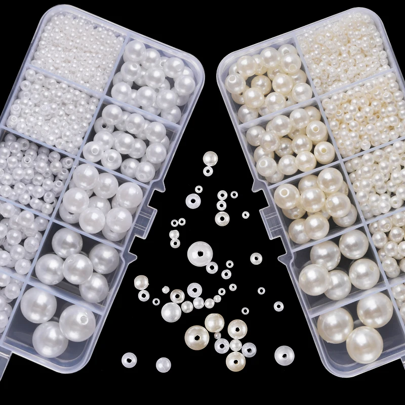 800pcs Artificial Faux Pearl R - Resin Jewelry Kit incelemesi ve fiyatı