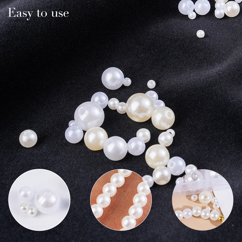 800pcs Artificial Faux Pearl R - Resin Jewelry Kit incelemesi ve fiyatı