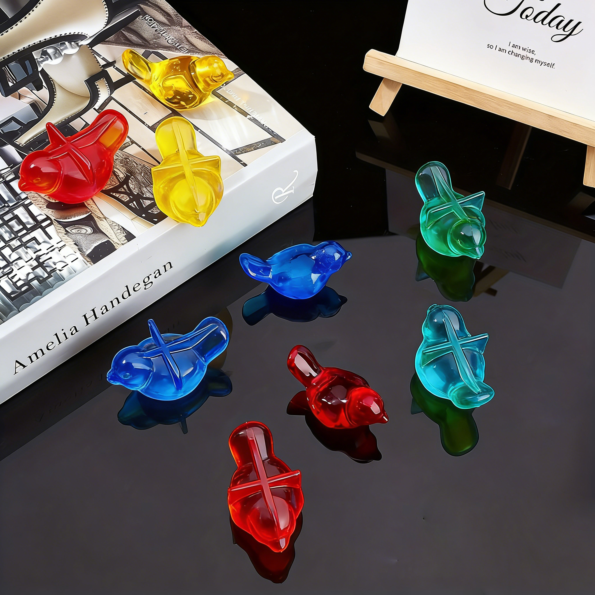 2-piece set of 3D bird silicon - Resin Craft Ideas incelemesi ve fiyatı