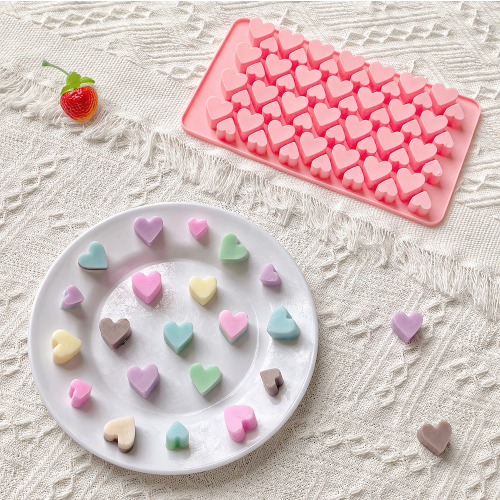 56 cavity size heart-shaped ch - Silicone Mold Tray incelemesi ve fiyatı