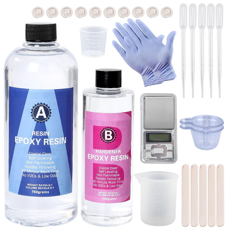 Epoxy Resin Kit Crystal Clear  - Mixing Cup Silicone incelemesi ve fiyatı