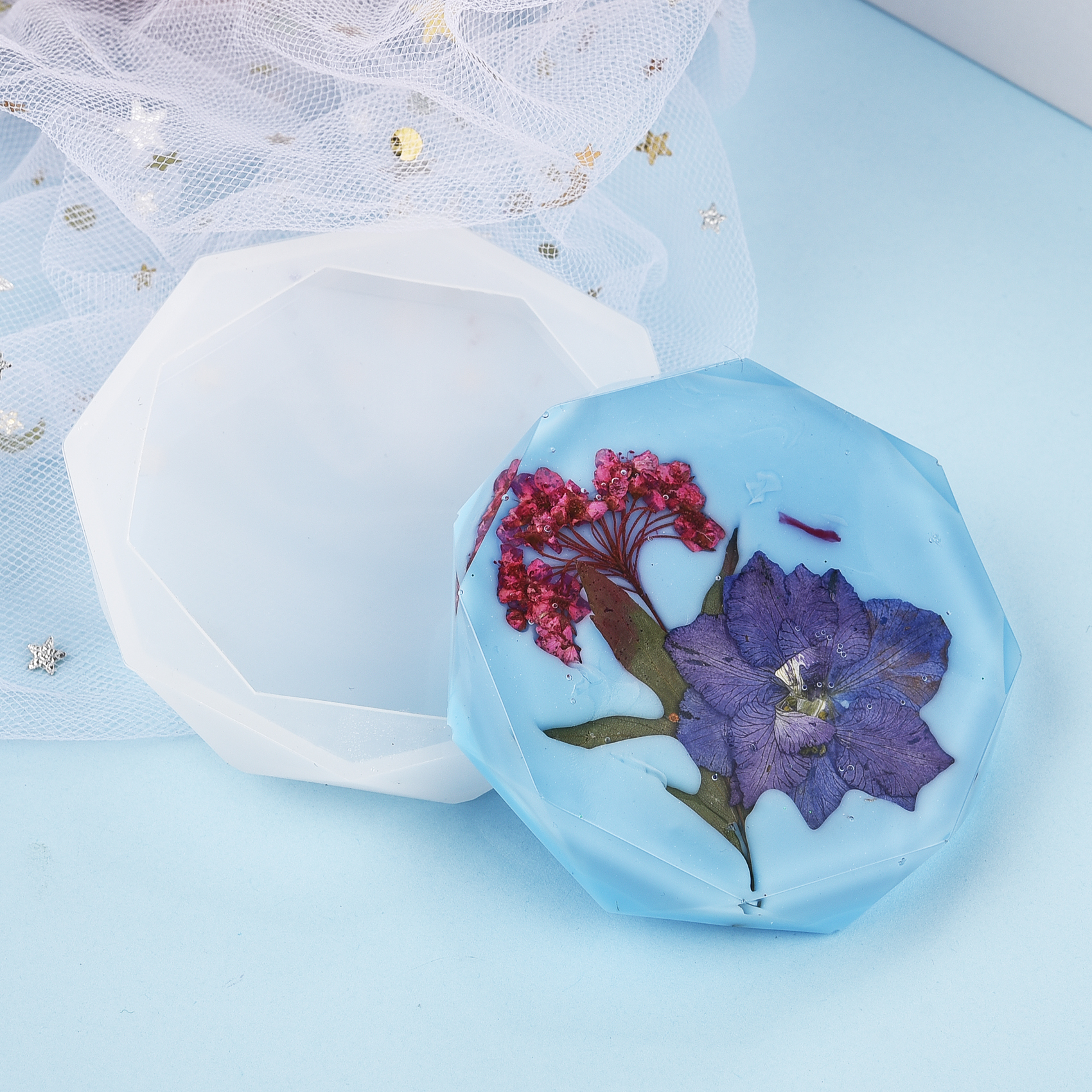 Resin Coaster Silicone Mold Ca - Coaster Mold Round incelemesi ve fiyatı