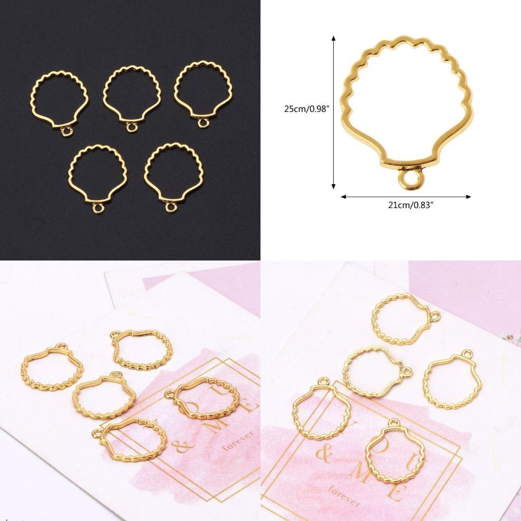   5Pcs Blank Frame Pendant for - Bezels Set Pendant incelemesi ve fiyatı