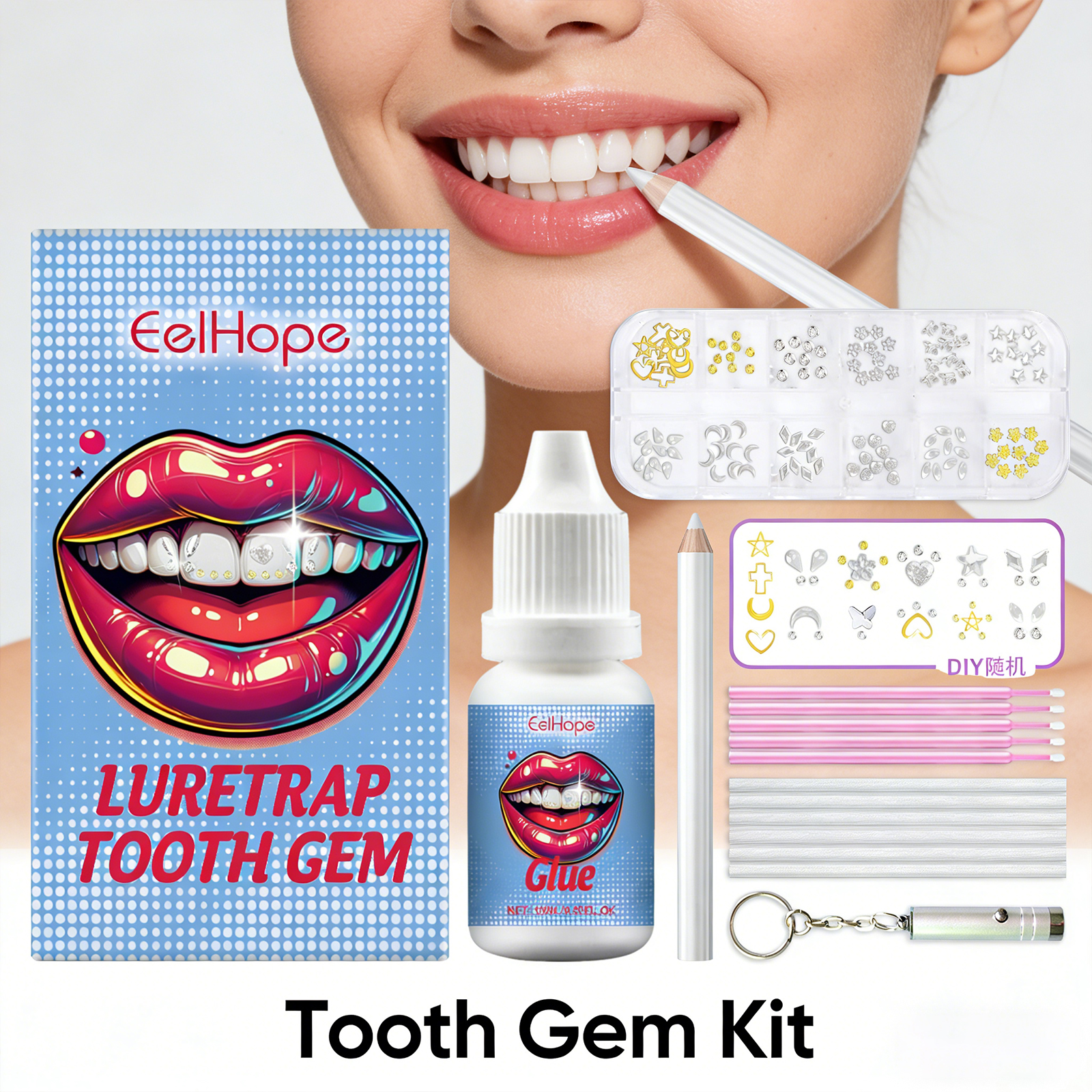 Tooth Gems Sparkling Teeth Jew - Resin Jewelry Kit incelemesi ve fiyatı
