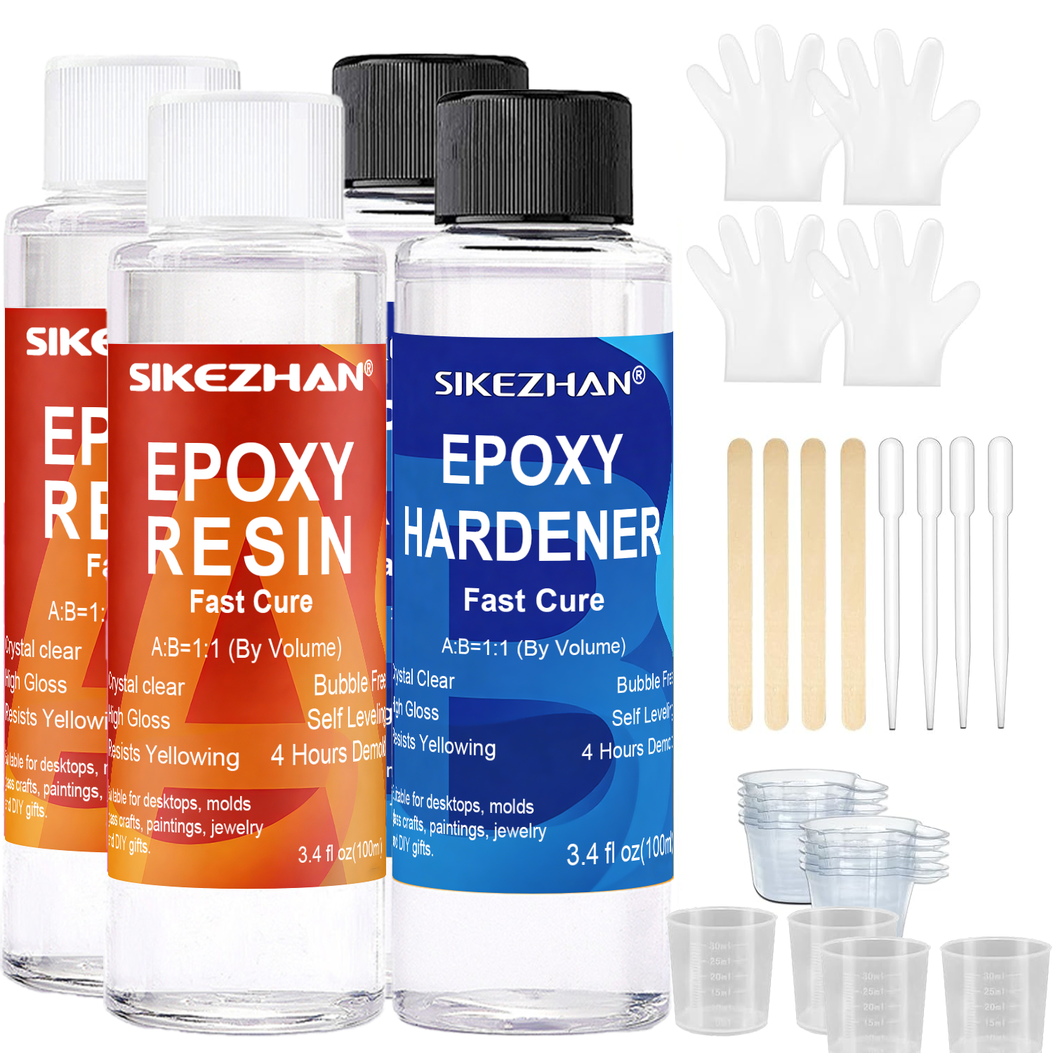 Clear Epoxy Resin AB Glue Hard - Resin Jewelry Kit incelemesi ve fiyatı