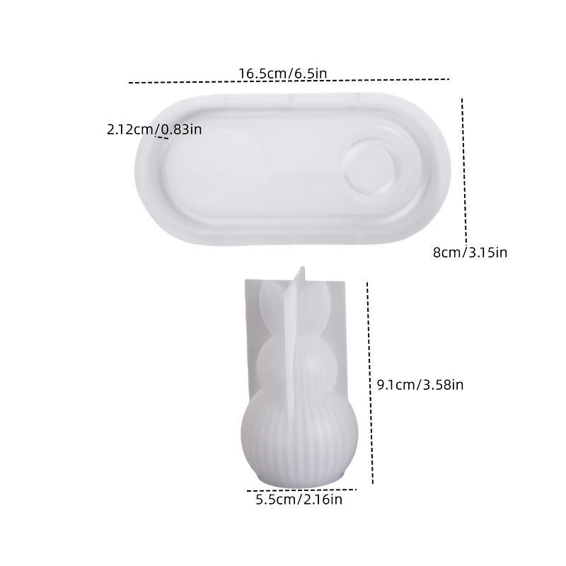 DIY Plaster Silicone Mold 2pcs - Silicone Mold Tray incelemesi ve fiyatı