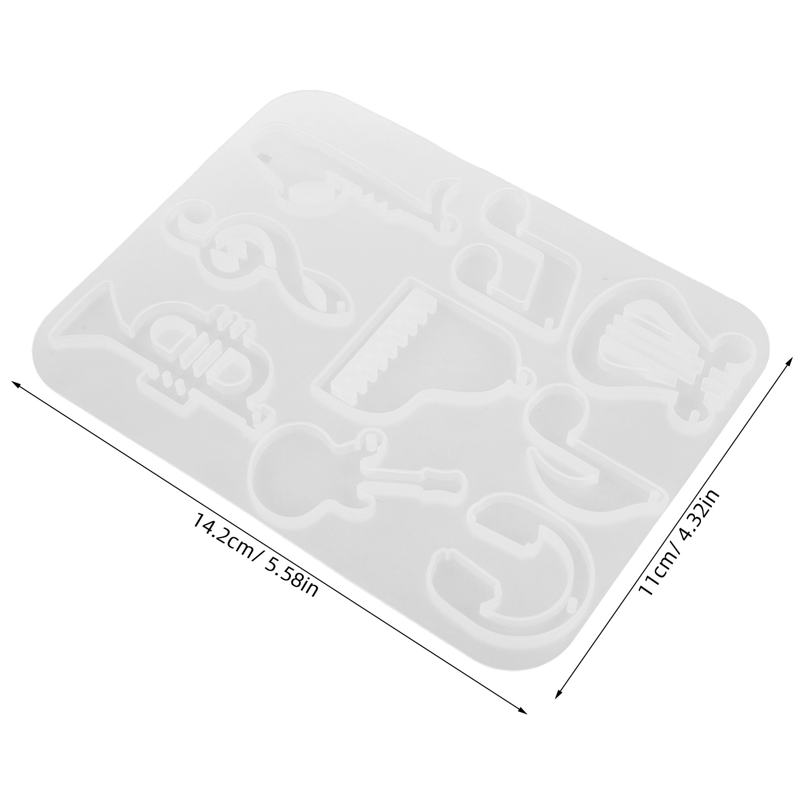 3Pcs Music Themed Silicone Mol - Resin Craft Workshop incelemesi ve fiyatı