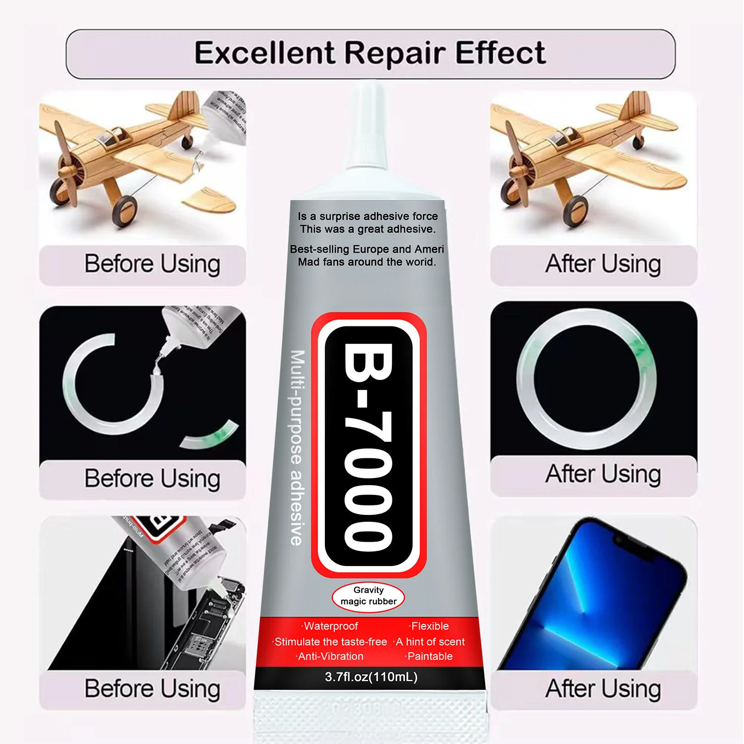 Super Glue B-7000 Loolifl 1-10 - Crafting Resin incelemesi ve fiyatı